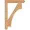 Ekena Millwork Westlake Arts & Crafts Smooth Bracket, Western Red Cedar, 3 1/2"W x 26"D x 38"H BKT04X26X38WTL03SWR - alternate 4